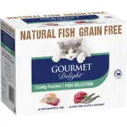 Gourmet Delight Fish Selection 80g X12 Pack
