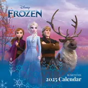 Disney Frozen 2025 Square Wall Calendar 30x30cm Home/Room Hanging Decor