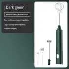 1 PCS USB Rechargeable Handheld Egg Beater 3 Speeds Electric Milk Frother Foam M