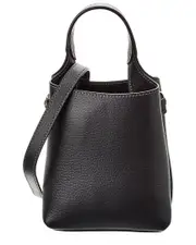 TODs Logo Micro Leather Tote