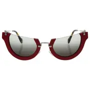 Miu Miu Miu Miu MU 11Q UA4-4N2 - Red/Grey Gradient by Miu Miu for Women - 52-26-140 mm Sunglasses