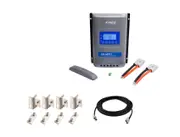 Plus 40A MPPT Solar Regulator + 12m Lead 6mm2 + Panel Mounting Brackets