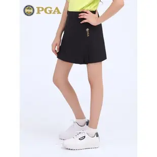 美國PGA高爾夫球裙女童夏季裙子兒童服裝褲裙休閑舒適短裙