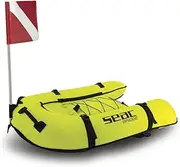 SEAC Bridge, Inflatable Float for Freediving and Spearfishing, with Shoulder Straps, 37.4 x 27.5 in