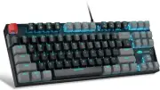Red Switch Mechanical Keyboard With Blue Led Backlight Anti Ghosting Compact ...