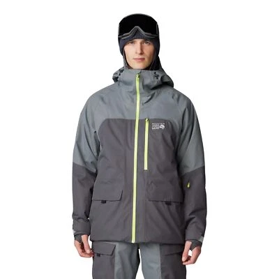 Mountain Hardwear Firefall Insulated Men's Winter Jacket, Volcanic/Foil, X-Large