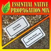 VERMICULITE-SMOKED SEED STARTER-GERMINATION KIT-NATIVES-VEGIES-SOIL MIX-40 GRAMS