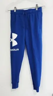 Under Armour Big Boys Rival Fleece Logo Jogger Tech Blue Sz YLG - NWT