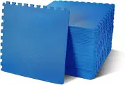 Fitvids Puzzle Exercise Mat with EVA Foam Interlocking Tiles for MMA, Exercise,