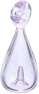 VINTORKY Portable Glass Perfume Bottle Refillable Empty Container for Travel Essential Oils Fragrance Lightweight Small Design for Handbag Luggage Stylish present Option