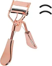 Uranian Beauty Eyelash Curler Comb Eyelash Curlers with 2 Silicone Refill Pads Premium Lash Curler Makeup Tool for Women and Girls
