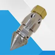 Sewer Jetter Nozzle Steel High Pressure Water Sprayer Nozzle for Sewer Patio3g