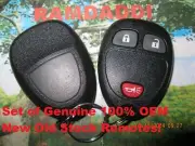 2x New 100% OEM GM Remote Fob 09/17 Silverado Acadia Escalade Enclave 20952475