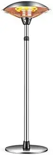 Vertical Halogen Heater, Umbrella-Shaped Vertical Height Adjustable Outdoor Heater, Power 3000W