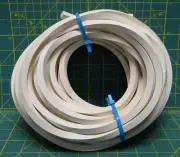33' x 7.43 mm x 7.43 mm Beige Square Silicone Foam Sponge Bar, Seal Strip