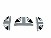 Grey Union Jack Interior Door Handle+Glove Box Cover for Mini Cooper R50 R52 R53 (for: Mini)