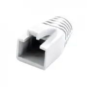 Dynamix SRB-75-WHT-20 Strain Relief Boot, White, 20 Pack, Suited for Cat6A Shielded Cable [SRB-75-WHT-20]