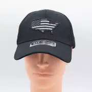 Highland Tactical USA Stitch Flag Military Stretch Premium Mesh Cap/Hat OSFM
