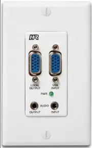 Hall Research VSA-V-DP, VGA/Component+Audio Input Decorative Plate for VSA Sys.