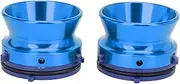 1 Pair Nab Hub Adapters, 10 Inch Opener Polished Aluminum Alloy Universal Loading Device for Studer ReVox, for Akai, for Teac and Other Reel to Reel Tape Recorders (Blue)