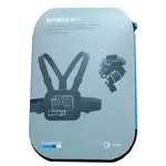 GOPRO SPORTS KIT 運動套組 AKTAC-001(原廠 胸前綁帶+把手/座桿/滑雪桿固定座)(平行進口)