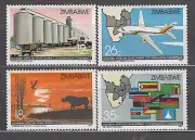 Zimbabwe Correo Yvert 114/7 ** Mnh