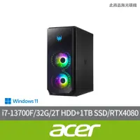 在飛比找momo購物網優惠-【Acer 宏碁】i7 RTX4080電競電腦(PO5-65