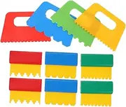 UPKOCH DIY Scraping Brush for Boys and Girls 10pcs Paint Scraper Line Draw Brush Art Painting Tool for Preschool Kindergarten Learning
