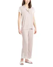 Natori Luxe Shangri-La Cropped Pj Set