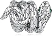 [DOYIS] 925 Sterling Silver Charms for Pandora Bracelets,Snake Beads Charms Jewelry for Women Girls