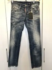 在飛比找Yahoo!奇摩拍賣優惠-DSQUARED 2 牛仔褲  SLIM size 42