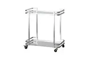 Bradley Silver Bar Cart