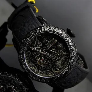 YOYO免運~Invicta手錶  龍紋全自動機械腕錶霸氣男錶25082