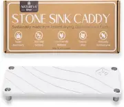 Natureva Home - Stone Sink Caddy | Absorbing Water Instantly | Made of Natura...