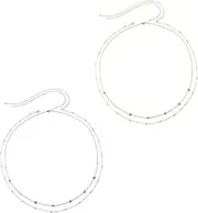 [LALADEFIEE] 2pcs Women's Elegant Waist Chain Set Bag Decor Geometric Copper Bead Body Chain for Party