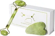 NVZI Gua Sha Facials Tools Face Roller Skin Care and Eye Roller for Puffy Eyes and Face Roller Massager Tool for Men Women(green)