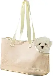 Cat Carrying Bag for Walks, Portable Pet Chest Bag, Mesh Breathable Design, Waterproof, Medium Animal Outing Pack, Ideal for Kittens