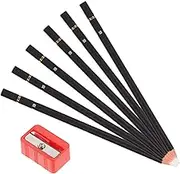 TOGEVAL 6Pcs Painting Eraser Pen Rubber Pencil Erasers for School Highlight Erasers with Sharpener for Students Drawing and Sketching