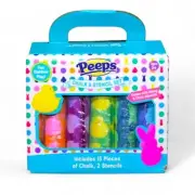 Peeps Kids Chalk and Stencil Set Arts & Crafts