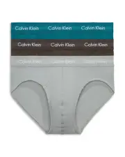 Calvin Klein Mens 3 Pack Boxer Briefs Underwear XL Orange
