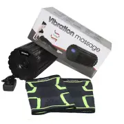 Vibrating Massage Roller Muscle Therapy With Knee Sleeve Protector Green Set