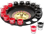 Roulette Sets 1 Set Drinking Game SPI-Nning Wheel Leisure Table Games Spins Roulette Game Shots Glass Roulette Plastic Party Games