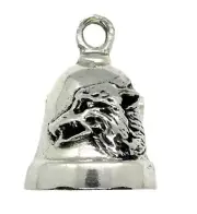 Decorative Mean Wolf Sterling Silver Motorcycle Ride Bell Gremlin Bell 5