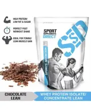 5KG CHOCOLATE LEAN WHEY PROTEIN ISOLATE / CONCENTRATE - LEAN WPI / WPC 5 X 1KG