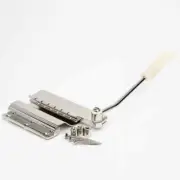 NEW - Short Gibson Style Vibrato Tailpiece With Arm - NICKEL