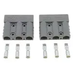 Jaylec 3 Way 50A Grey Connectors with Terminals, Pack of 2 - ECH9060