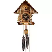 River City Cuckoo 12-09P One Day Chalet Style Cuckoo Clock with Beer Drinker ...
