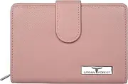 [URBAN FOREST] Arya RFID Blocking Ladies Leather Wallet, Rose Pink