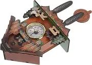 GOOHOCHY Quartz Cuckoo Clock Wooden Pendulum Chalet Style Decorative Wall Clock for Living Room