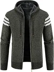 [Generic] Men Winter Hooded Cardigans Jackets Sweatercoats Male Thicker Warm Sweaters Casual Cardigans